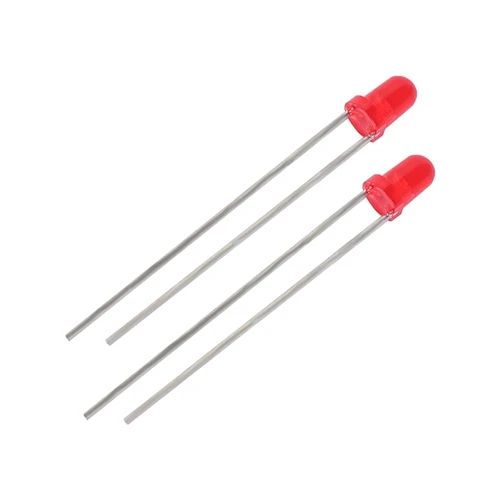 How to use a 3mm red LED in a power supply circuit?